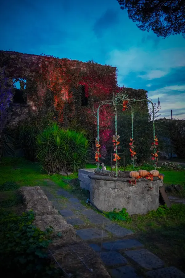 La villa del Borgo al crepuscolo