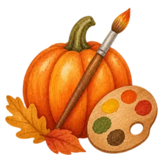Zucca e pennelli